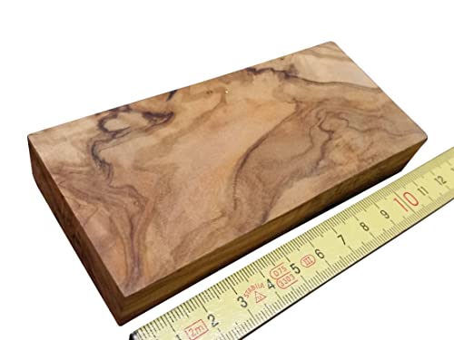 D.O.M. Rohholz Olivenholz Kanteln 120 x 55 x 18 mm von D.O.M. Die Olivenholz Manufaktur