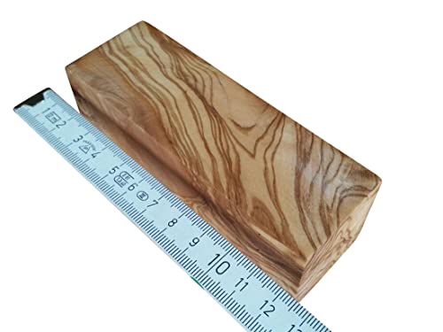 D.O.M. Rohholz Olivenholz Kanteln 40 x 40 x 120 mm von D.O.M. Die Olivenholz Manufaktur