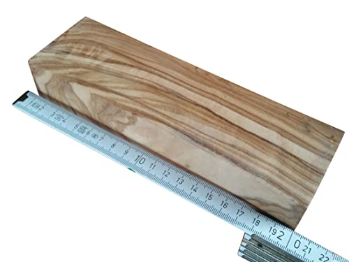 D.O.M. Rohholz Olivenholz Kanteln 60 x 60 x 200 mm von D.O.M. Die Olivenholz Manufaktur