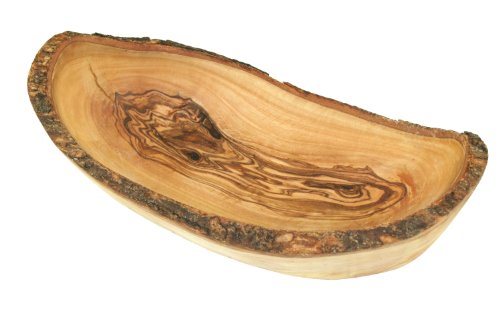 D.O.M. Schälchen oval rustikal ca. 17-20 cm aus Olivenholz - 9872 von D.O.M. Die Olivenholz Manufaktur