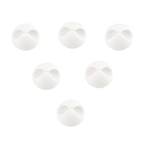 D.RECT selbstklebender Kabelhalter Kabelclips Kabelbefestigung 6 Stück Weiß 110580 D.RECT selbstklebender Kabelhalter Kabelclips Kabelbefestigung 6 Stück Weiß 110580 von D.RECT