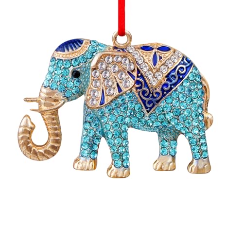D24TIME Elephant Christmas Ornaments Metal Teal Elephant Christmas Tree Decorative Hanging Ornaments Elephant Decor for Home Christmas Tree Decorations Keepsake Gifts for Women Kids Girls Boys Friends D24TIME Elephant Christmas Ornaments Metal Teal Elephant Christmas Tree Decorative Hanging Ornaments Elephant Decor for Home Christmas Tree Decorations Keepsake Gifts for Women Kids Girls Boys Friends von D24TIME