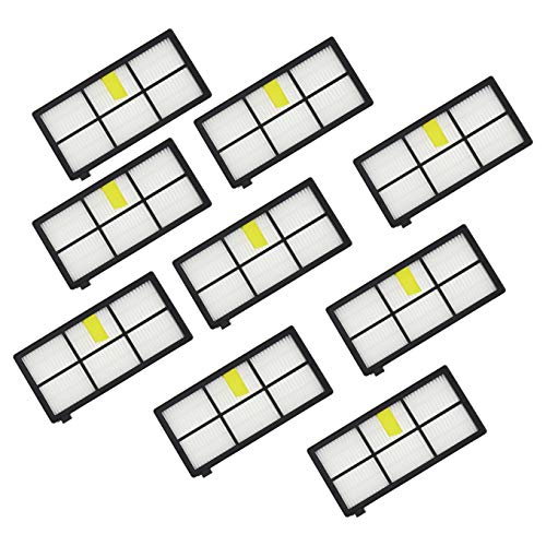 10stk HEPA Filter Kompatibel mit iRobot Roomba 800 870 880 980 Staubsauger Ersatzfilter 800 900 Serie von D2D