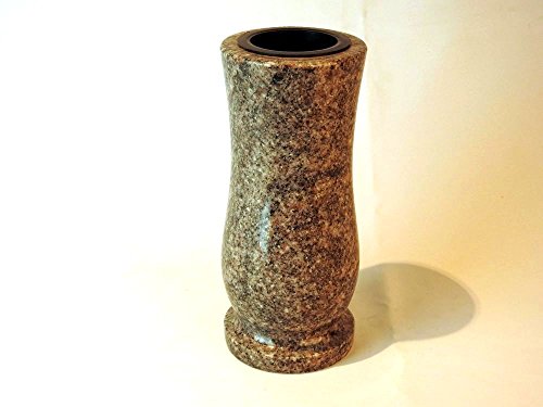 designgrab Taille-medium Grabvase aus Granit Himalaya von D4G Design4Grab