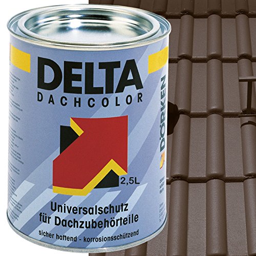 Delta Dachcolor Dachfarbe Schiefergrau 2,5 Liter von DÃ¶rken Dörken