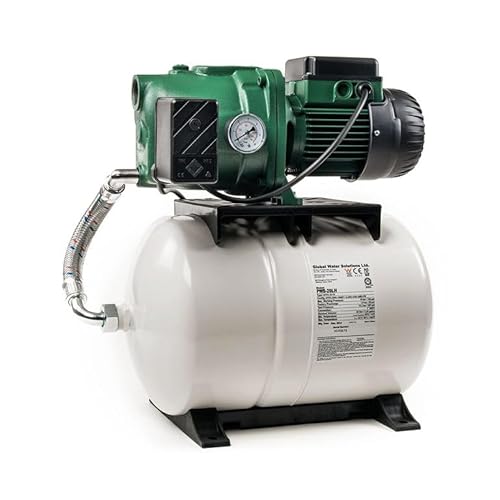 DAB Aquajet 112/20 M Hauswasserwerk - 3.600 L/Std. - 1400W - Förderhöhe 62 m - Automatische Ein- / Ausschaltung - Bewässerungspumpe von DAB
