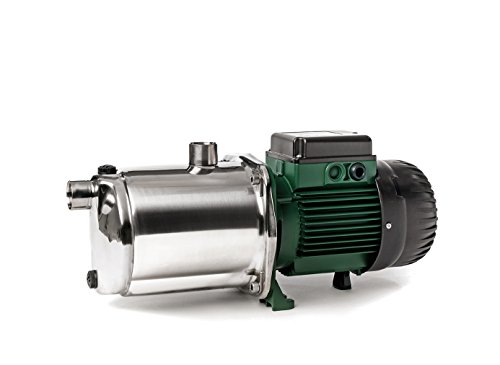 DAB EuroInox 30/30 M Gartenpumpe - 3.300 L/Std. - 830W - Förderhöhe 46 m - Rostfreier Stahl - Geräuscharm - Bewässerungspumpe von DAB