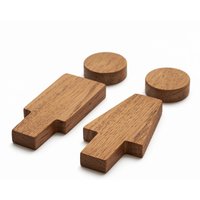 Eichenholz Toilettenschild Herren & Damen Toiletten Symbol Eichenholz Toilettenschild Herren & Damen Toiletten Symbol von DABADesign