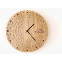 "Eiche Holz Wanduhr "Ilmars" Mit Gravur." "Eiche Holz Wanduhr "Ilmars" Mit Gravur." von DABADesign