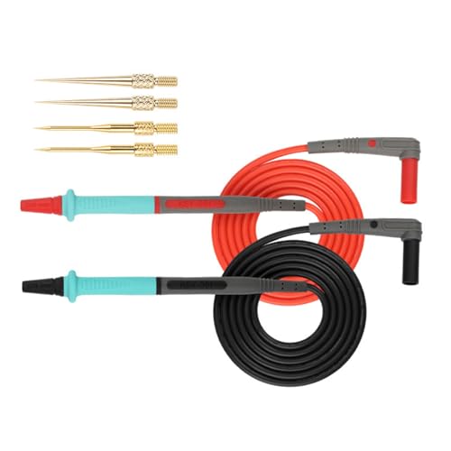 1000 V Flexible Silikon Multimeter Test Leads Sonden Mit Hoher Leitfähigkeit Und Antioxidation Austauschbarer Stahlspitze Austauschbares Stahlnadel von DABAIXIONG
