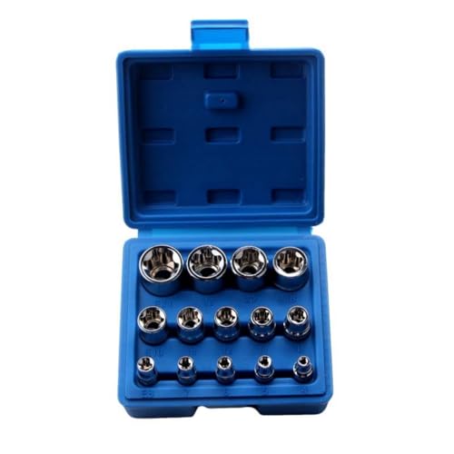 14pcs E Typ Stern Frauen Bit Socket Set Wech Socket Lexagonal E4-E24 Für Home Metal Working Auto Reparaturwerkzeug von DABAIXIONG