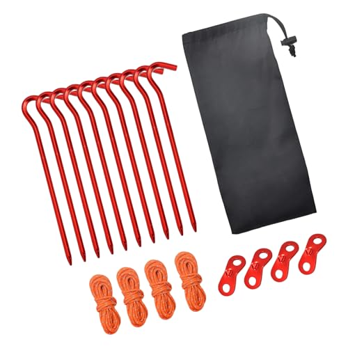 19Lots Winde Resistant Stakes Portables Zeltstifte Multifunktionale Strandzeltstifte Für Camping Und Outdoor Abenteuer von DABAIXIONG