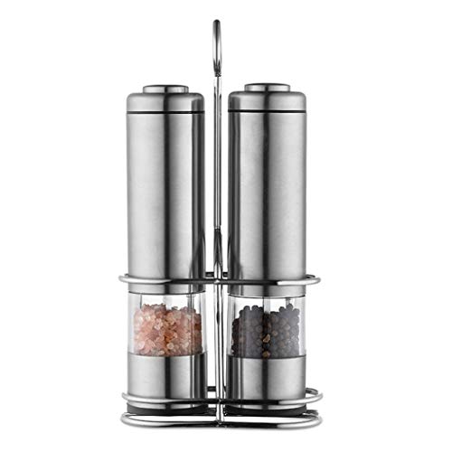 2 Stück/Set Salz Und Pfefferschleifer Set Gewürzschleifer Salz Und Pfeffermühle Shaker Daumenpresse Edelstahl 2 Stück/Set Salz Und Pfefferschleifer Set Gewürzschleifer Salz Und Pfeffermühle Shaker Daumenpresse Edelstahl von DABAIXIONG