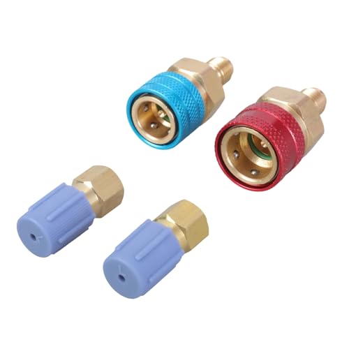2PCS Konvertierungssatz Mit Hohen/niedrigen Seite Schnellkupplungsschlauchanpassungsadapter Korrorosionsbeständige Adapter Für R1234YF Easy Installation Adapter 2PCS Konvertierungssatz Mit Hohen/niedrigen Seite Schnellkupplungsschlauchanpassungsadapter Korrorosionsbeständige Adapter Für R1234YF Easy Installation Adapter von DABAIXIONG