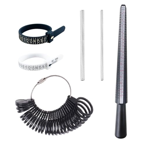 3/4/6/7pcs Ringe Sizer Messwerkzeug Set Ringe Guage Für Ringe Messer Integrierter Konischer Ringe Mandrel Sizer Tool von DABAIXIONG