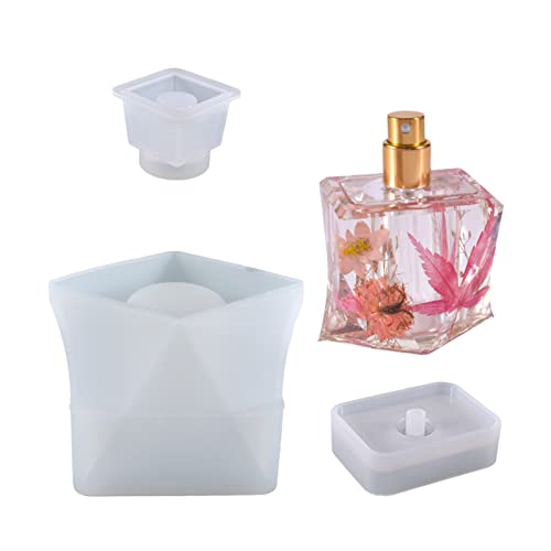 3 PCs Parfümflaschenformformen Aufbewahrungsbox Flaschenbehälter Silikon Epoxidharzformen Für Schmuck Dekorative Handwerk von DABAIXIONG