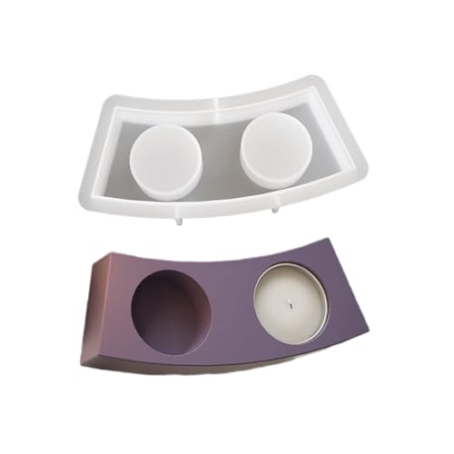 3D Candlestick Silikonform Form Kerzenständer Schimmelpilze Gips Kerzenhalter Schimmel Elegante Wohndekorationen Schimmelpilze von DABAIXIONG