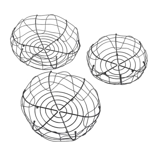 3pcs Funktionaler Metallfruchtkorb Set Tragbarer Snacksplatte Zum Organisieren Von Obst Und In Der Küche von DABAIXIONG