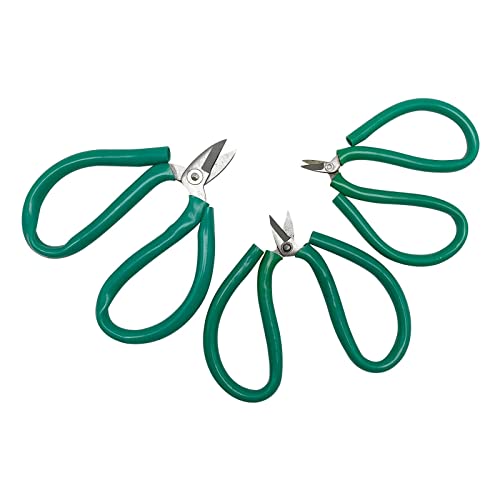 3pcs Nähschere Grüne Kurze Clippers Kleine Snips Trimmen Nipper For Stickerei Schere Handwerk von DABAIXIONG
