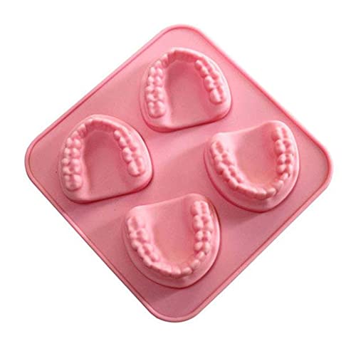 4 Loch Zahnzähne Geformte Eiswürfelform Silikon Eisschale ICE CREAM SMOFT LOPITISCHE GAG GESPEK 4 Loch Zahnzähne Geformte Eiswürfelform Silikon Eisschale ICE CREAM SMOFT LOPITISCHE GAG GESPEK von DABAIXIONG