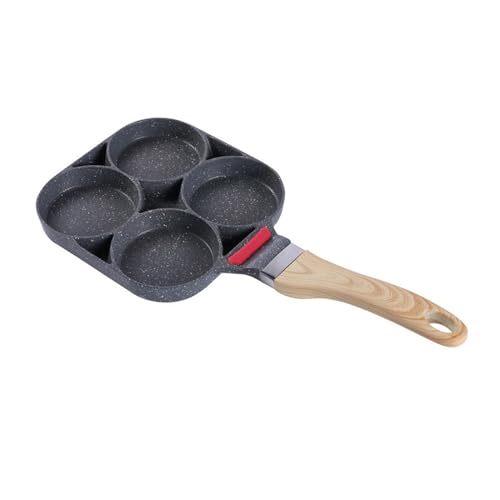 4 Löcher Aluminium Eier Pfannen Verdickte Steak Pfannkuchen Omeletts Frittieren Panische Küchenfrau Frühstück Kochwerkzeug von DABAIXIONG