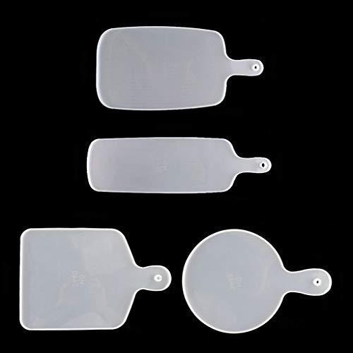 4 PCs Epoxidharzformen Rund Quadratisch Kleine Tablett von DABAIXIONG