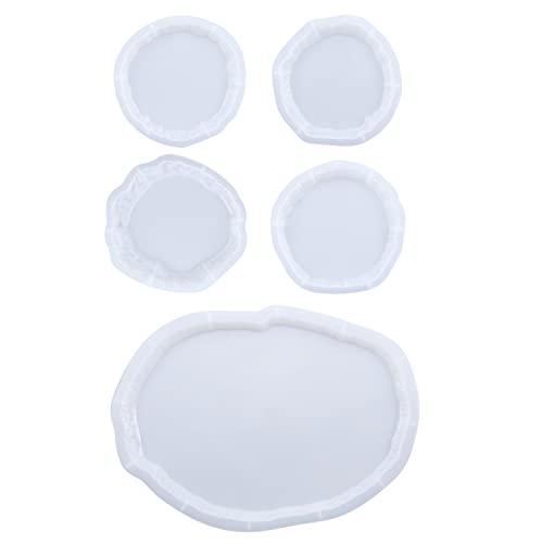5 PCs Unregelmäßig Geformte Epoxid Silikonformschale Gussform Für Schmuck Lagerbehälter Grinktrinkelschale Kunsthandwerk Kunsthandwerk von DABAIXIONG