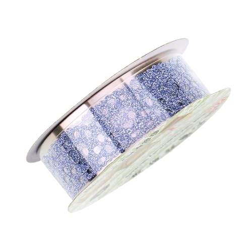 5 Rollen Funkelne Glitzer Spitzenkapen Kunstmaskelband Scrapbooking Dekoration Für Album Fotorahmen Scrapbooking Glitter Spitze von DABAIXIONG