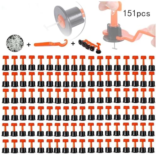 50/151pcs Bodenfliesenniveau Tool Kits Floor Balance Systems Clips Spacer Porzellan Leveler Assist Komponente Wandfixierung 50/151pcs Bodenfliesenniveau Tool Kits Floor Balance Systems Clips Spacer Porzellan Leveler Assist Komponente Wandfixierung von DABAIXIONG