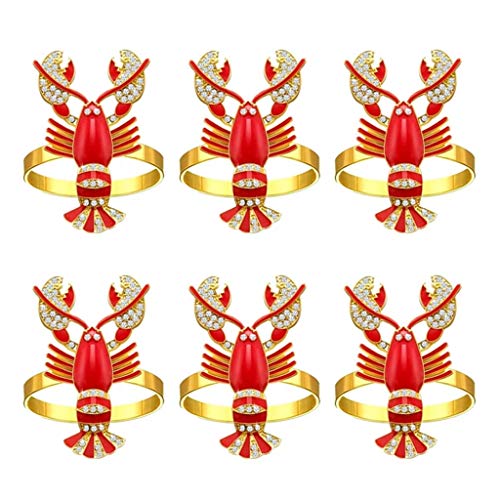 6 PCs Metall Servietten Ringschnallen Set Dinner Serviettenhalter Für Hochzeitsfeier Tischdekor Geeignet 6 PCs Metall Servietten Ringschnallen Set Dinner Serviettenhalter Für Hochzeitsfeier Tischdekor Geeignet von DABAIXIONG