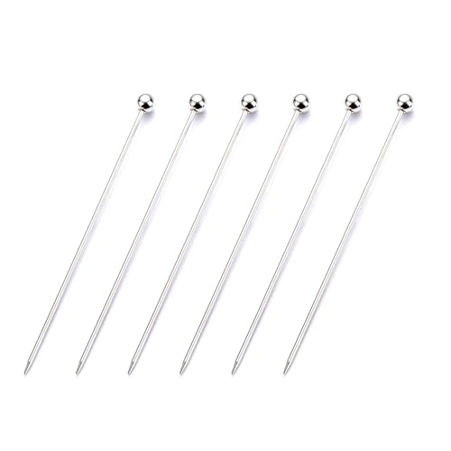 6pcs Praktische Kuchen Tester Spieße Nadel Backwerkzeug Edelstahlkuchen Tester Nadel Wiederverwendbarer Kuchen Teststift von DABAIXIONG