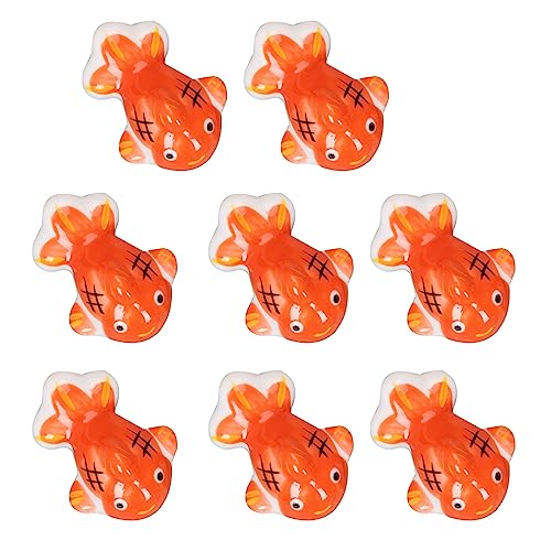 8pcs Esstisch Fischstatue Essstäbchen Halterstäbchen REST KITCHE CUTLERY ORGERATORS STELLEN KERAMIC MOTSTISTE von DABAIXIONG