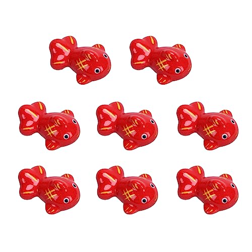 8pcs Esstisch Fischstatue Essstäbchen Halterstäbchen REST KITCHE CUTLERY ORGERATORS STELLEN KERAMIC MOTSTISTE von DABAIXIONG