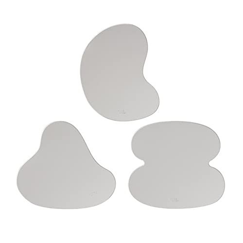 Acrylspiegel Untersetzer Einfacher Fashion Kaffee Matten Matten Resistant Dauerlebiger Tisch Placemat 3pcs/Set Anti Scratch von DABAIXIONG
