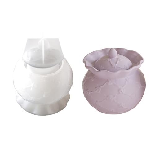 Aufbewahrungsbox Silikonform Mit Deckelharz Gips Bastelform Für Schmuckschachtel Handgefertigte Blumenpot Gipszementformen von DABAIXIONG