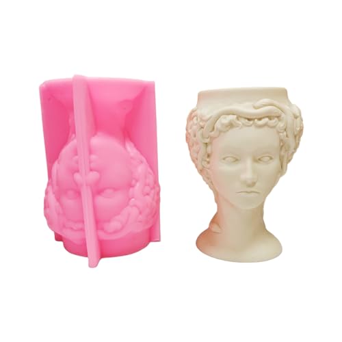 Blütenknopf Silikonform Betonform Medusas Geformte Blütenknopfformen Zemente Form Silikonmaterial Für Vase von DABAIXIONG