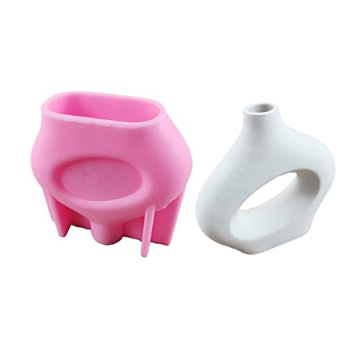 Blumenkolpe Silikonharzform Epoxidharz Gussform Schimmel Sukkulente Vase Zementform Pflanzhalter Wachsform Wachsform von DABAIXIONG