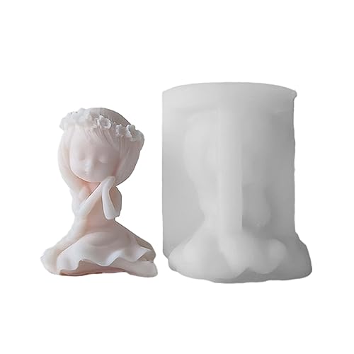 Blumenpuppen Kerze Silikonform Handgefertigt SOAP Harzform Epoxidgusswerkzeug Tabletop Orament Making Supplies Blumenpuppen Kerze Silikonform Handgefertigt SOAP Harzform Epoxidgusswerkzeug Tabletop Orament Making Supplies von DABAIXIONG