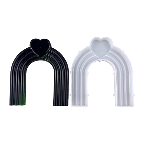 Bogenförmige Silikonform Epoxidharzform Kerzenform Tisch Ornament Making Werkzeug Zum Herstellen Von Handwerksvorräten von DABAIXIONG