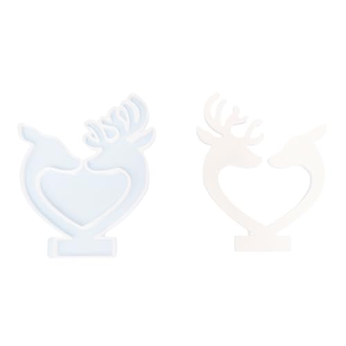 Candlestick Gypsum Form Herzhirsch Ornament Silikon Schimmel Teelicht Kerzenhalter Form Home Tischdekorationen Weihnachten Candlestick Gypsum Form Herzhirsch Ornament Silikon Schimmel Teelicht Kerzenhalter Form Home Tischdekorationen Weihnachten von DABAIXIONG