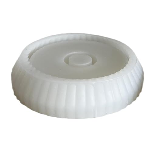 Candlestick Schimmel Gestreifte Plattenförmige Kerzenständer Form Kerzenhalter Silikonform Gips Bürodekorationen Formen Formen von DABAIXIONG