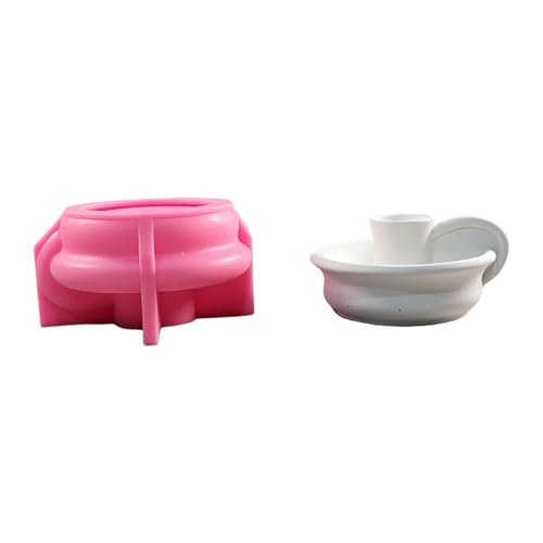 Candlestick Silicon Form Kerzenständer Schimmel Teokup Form Kerzenhalter Gypsum Schimmel Home Decorations Accessoires Accessoires von DABAIXIONG