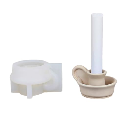 Candlestick Silicon Formen Kerzenständer Schimmel Kreisförmige Becher Form Wohndekorationen Formen Handherstellende Accessoires von DABAIXIONG