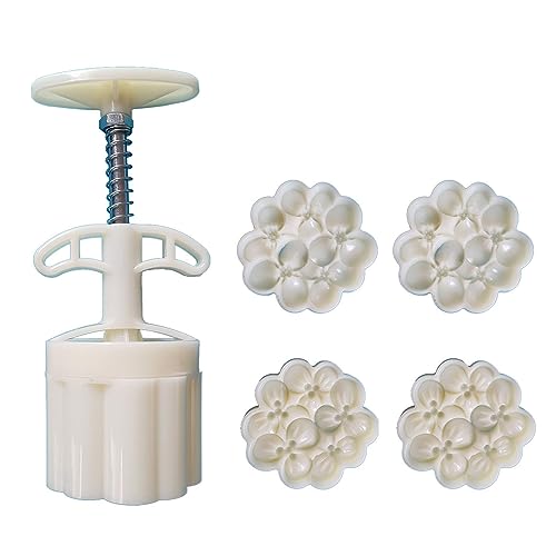 Cookie Stempel Dufts Blumen Form Handdruck Mondkuchenhersteller Gebäckwerkzeug Für Midautumn Festival von DABAIXIONG