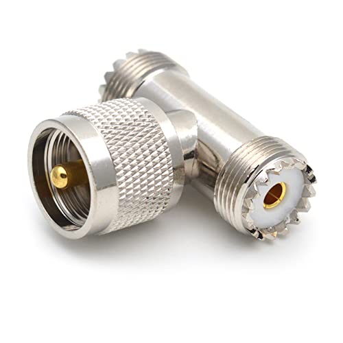 DABAIXIONG 1-Pack PL-259 UHF Triple Stecker UHF Männlich PL259 Zu UHF Female SO239 Adapter RF Koaxialanschluss UHF T Form DABAIXIONG 1-Pack PL-259 UHF Triple Stecker UHF Männlich PL259 Zu UHF Female SO239 Adapter RF Koaxialanschluss UHF T Form von DABAIXIONG