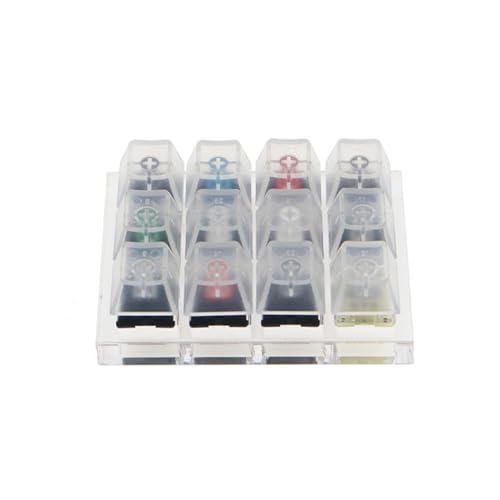 DABAIXIONG 12 Taste MX Tester Well Testing Tool Mit Acryl Basistaste Für Mechanische Spieltastaturen DABAIXIONG 12 Taste MX Tester Well Testing Tool Mit Acryl Basistaste Für Mechanische Spieltastaturen von DABAIXIONG
