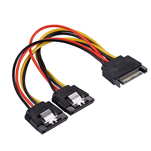 DABAIXIONG 15 Pin Männlich Bis Weiblicher Power Splitter Adapter Kabel 18AWG Kupfer Serie ATA Festplatte Verlängerung Kabel von DABAIXIONG