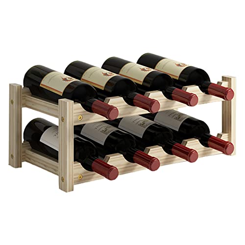2/3/4 Ebenen Holzweinregale Home Party Display Glashalter Dekoration Rotwein Lager Rack Stand von DABAIXIONG
