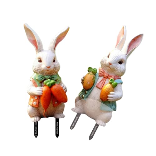 DABAIXIONG 2pcs Farbenfrohe Kaninchen Gartenpfahl Für Saisonale Feierlichkeiten Dekorative Rasen Unterzeichnen Saisonale Patios Dekoration DABAIXIONG 2pcs Farbenfrohe Kaninchen Gartenpfahl Für Saisonale Feierlichkeiten Dekorative Rasen Unterzeichnen Saisonale Patios Dekoration von DABAIXIONG