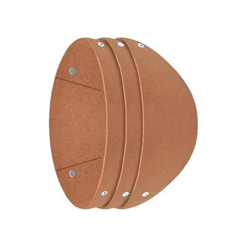 DABAIXIONG 3 Packgarten Runde Filzeinsätze Hängende Körbe Dicker Stoff Austausch Verbessert Die Wasserentwässerung Stoppt Vogelschachtel Filzhänge Korb Liner von DABAIXIONG